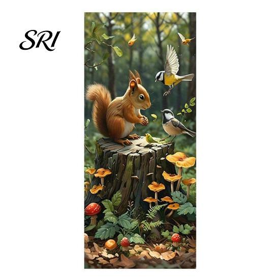 Trash Can Decals Stickers Self-Adhesive Waterproof Outdoor Garbage Bin Decoration Simulation Animal Plant Themes Weather-Resistant Labels Tags
