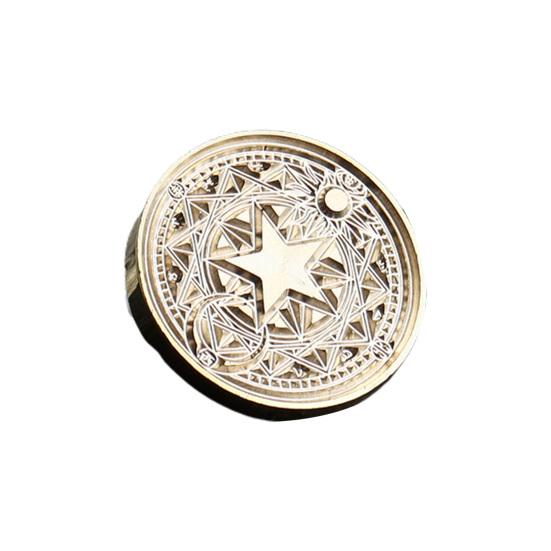 Practical Clear Texture DIY Simple Operation Snowflake Star Sealing Wax Stamp Head Wedding Supply