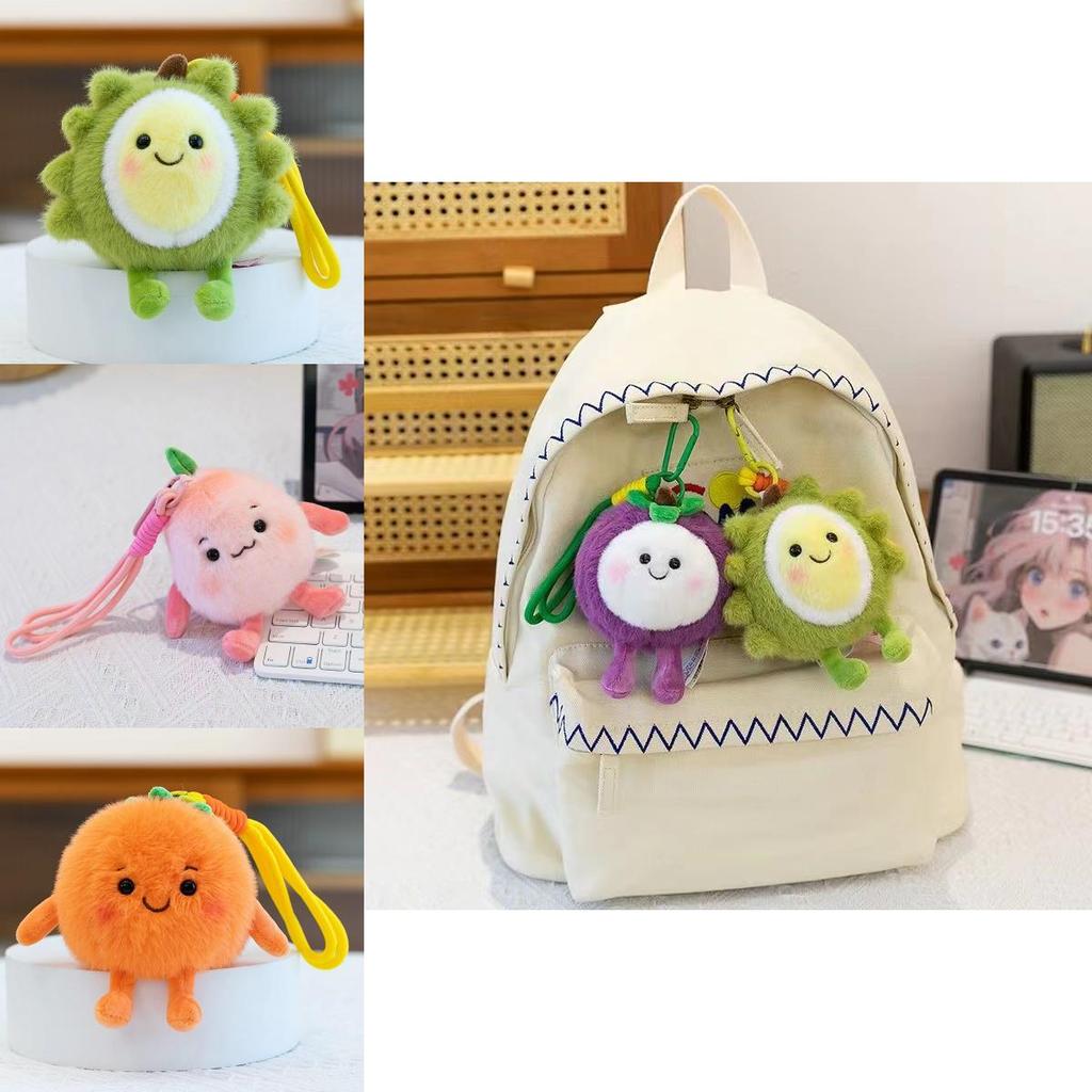 Fruit Plush Toy Mango Dragon Fruit With Soft Short Fleece For Kid Gift Collection