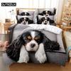 Комплект постельного белья для собак 3D Queen Bedding Duvet Cover Set Bedding Bed Cover Cotton Queen Bed Cover Set Bed Set Bedding