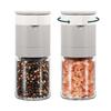 VKCHEF Pepper Pepper External Rock Salt Gray Salt 6 Degree Set of Coarseness Ceramic Easy To Spice Crystalline Flower Pepper Easy To Convenient For