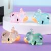 10Pcs/lot Cute Luminous Cow Animal Miniatures Mini Figurine Glow In the Dark Fairy Garden Decoration Moss Terrarium Micro Landscape*--*