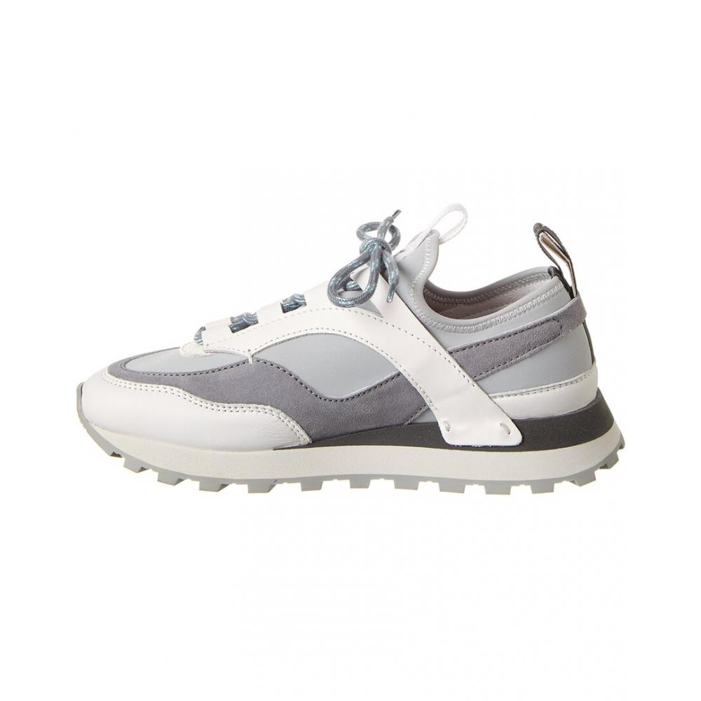 Salvatore Ferragamo Ferragamo Indy Кожа Замша Кроссовки Белые