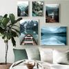 Landscape Canvas Painting Home Decor Nordic Poster Wall Art Pictures for Room Design Printings for Interior Decor No Frame