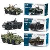 XCARTOYS 1/64 ZSL92B Пехотный Танк Бронированная Машина Гусеничный Танк Машинки Сплав Автомобиль Модель из Литого Металла Детские Игрушки Мальчики