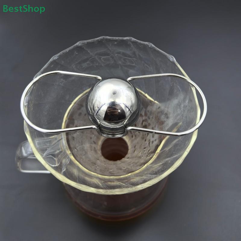 Stainless Steel Coffee Cold Brew Ice Ball Stand Reusable Cooling Coffee Tool