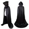 Elegant Hooded Cloak for Halloween & Christmas Devil Witch Grim Reaper Costume Cape Unisex Adult & Kids Party Cosplay
