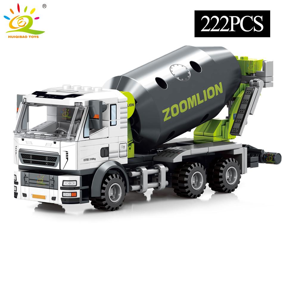 ИГРУШКИ Инженерные грузовики Строительные блоки Кран Бульдозер Экскаватор Автомобиль Городское строительство MOC Набор кирпичей для детей