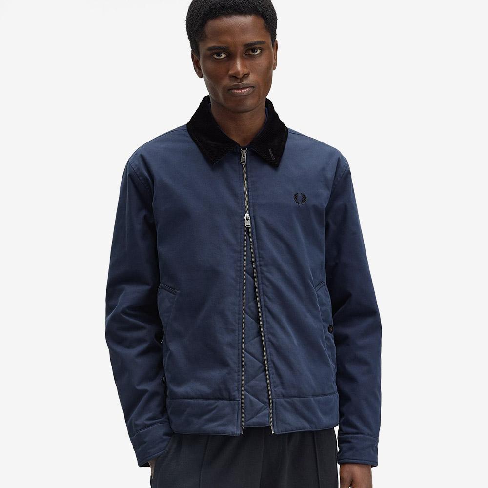 Fred Perry [Sharp] Two-Way Caban Jacket - Dark A-Force Afpm2538535-738