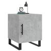 Maison Exclusive - Tables de chevet 2 pcs gris béton 40x40x50 cm bois d’ingénierie