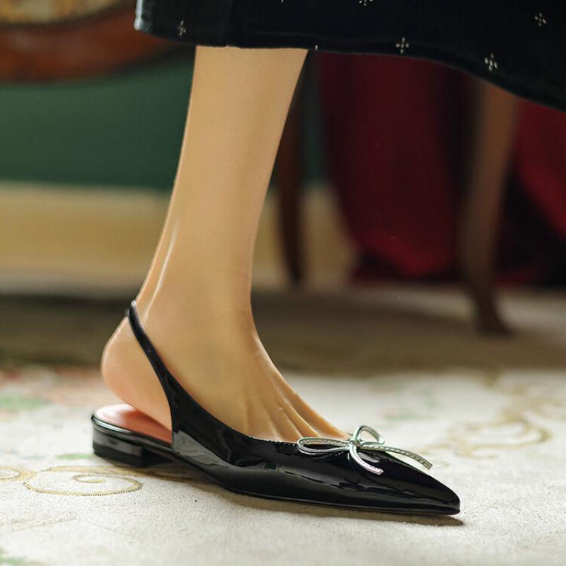 New Women's Flat-soled Sandals Korean Version Sheepskin Women's Shoes Summer Empty Sandals Women's Non-slip Beef Tendon Sole Low Heel Large Size