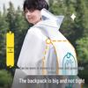 Moremerry Kids' Rain Poncho with Backpack Slot