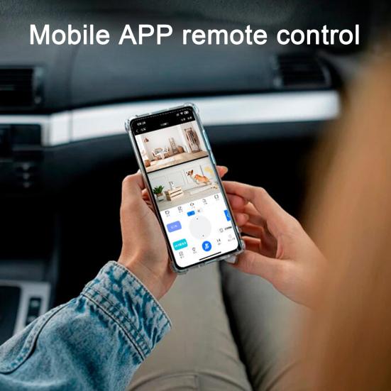 Беспроводная камера для питомцев Vision Intelligent AI с ночным обнаружением, 360-градусным обзором, Wi-Fi, двойным объективом