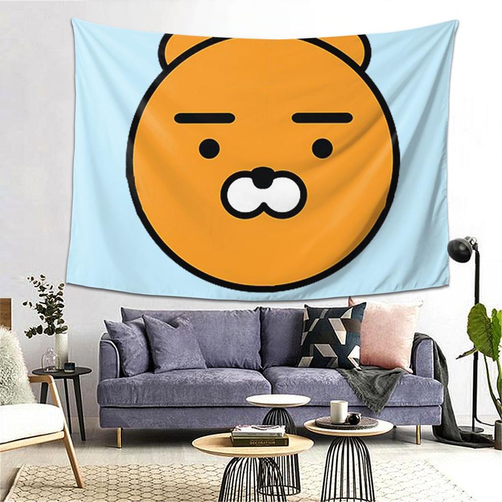 Kakao Ryan Tapestry Decor Art Aesthetic Tapestries for Living Room Bedroom Home Wall Cloth Wall Hanging