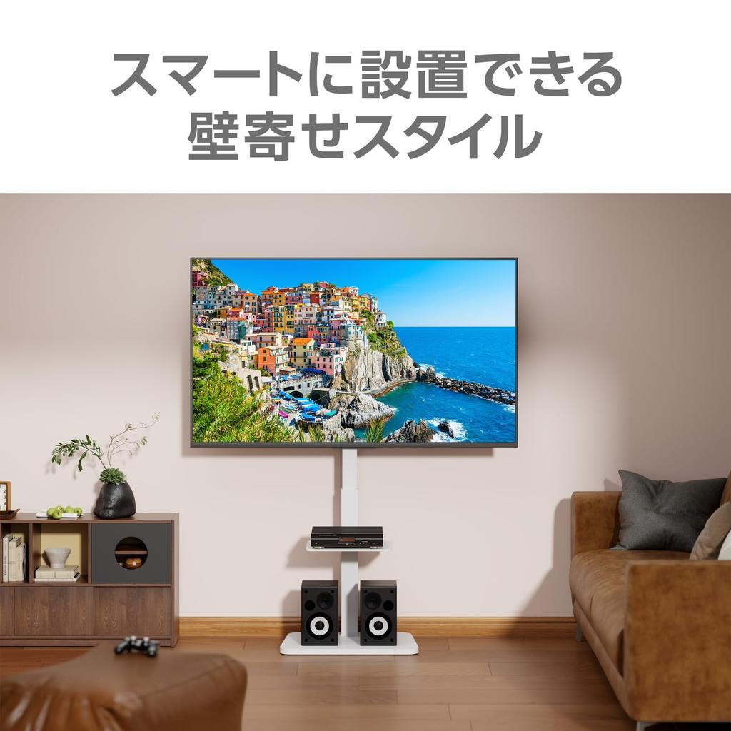 Совместимость с телевизором Green House, подставка VESA белого цвета, настенное крепление, 37-75 дюймов, 40 кг, ширина 200-600/высота 200-400, GH-TVFB-WH