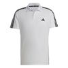 adidas Мужские рубашки-поло Белый воротник-поло Умеренный прямой крой IB8109