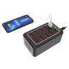 «10-портовое USB-зарядное устройство мощностью 50 Вт, поддерживает 5 В, 1 А/2,4 А, интеллектуальная микросхема, многопортовое мобильное зарядное устройство»