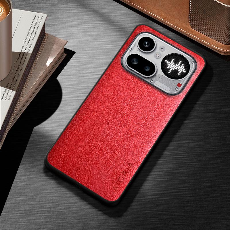 Classic Case for Nothing Phone 4A Pro Funda Stylish Elegant Durable Pu Leather Cover for Nothing Phone 4a Case Coque