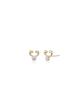 Reve Rv-Lab Diamond 0.3 Carat Phal. Love Drop Earrings