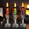 Halloween Hand Electronic Candle LED Light for Home Party Decoration Safe Indoor Battery Operated