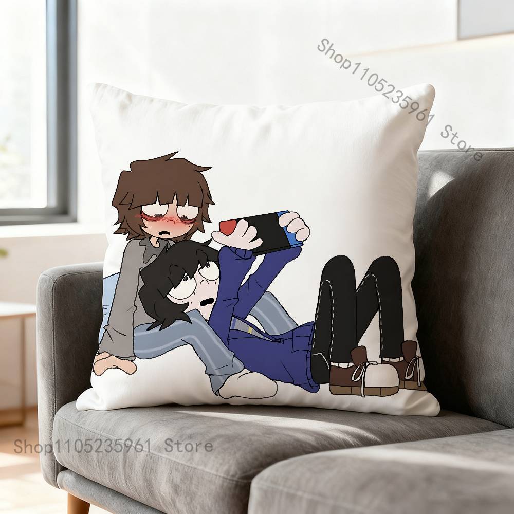 Will Mike Onewheatmark BByler Pillow Cases for Bedroom Living Room Sofa Home Decor Polyester Cushion Cover with Zipper