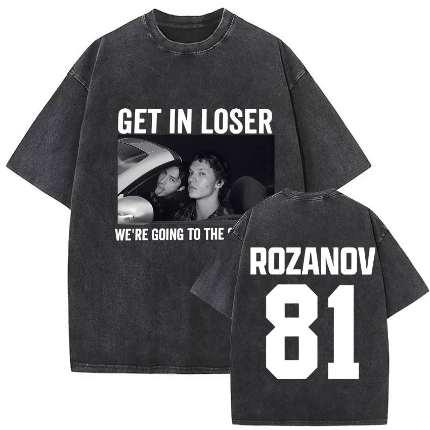 New Heated Rivalry Vintage Washed Unisex cotton shirt Rozanov oversized graphics mens Womens Short Sleeve Cheap Tshirt
