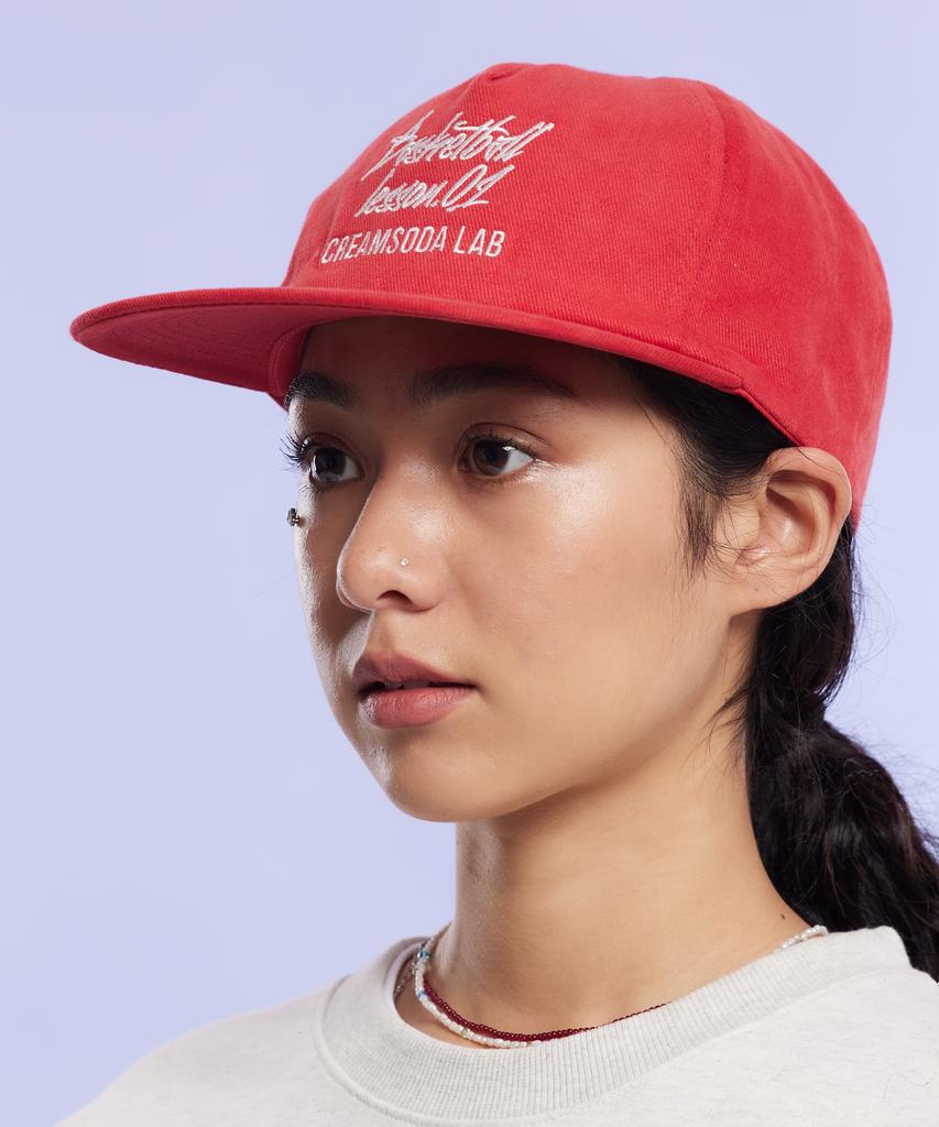 КЕЙМ СОДА ЛАБ Кепка-бейсболка Quarter Ball Cap Красный Белый