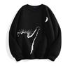 Spring and Autumn Round Neck Sweatshirt for Men, New Trendy Brand Korean Style Design Niche Loose Casual Sweatshirt for Men