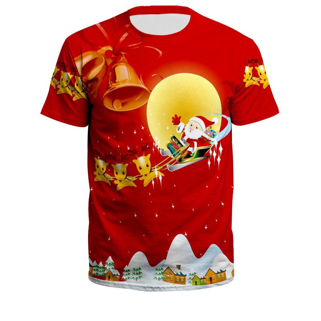 2024 Christmas Youth Short-Sleeved Couple T-Shirt