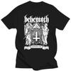 Behemoth Unisex Short Sleeve Black Fashion Oneck Tshirts Casual Streetwear T Shirt for Unisex T Shirt Unisexs Satanist Graphic T Shirts