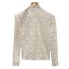 Half Turtleneck Base Shirt for Women New Women's French Lace Lace Shirt Thermal Inner Waist Top