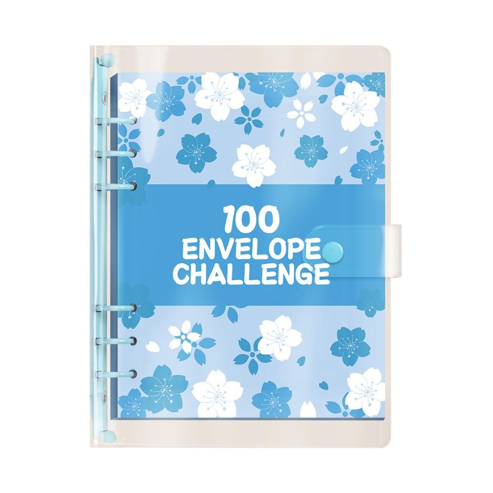 Экономьте деньги 100 конвертов Экономия Вызов Переплет ПВХ Экономия Вызовы Книга Справочник Пары