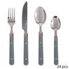 24-piece Cutlery Set "Jasmin" Secret De Gourmet - Grey