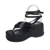 Platform Platform Sandals Women Casual Strap Sandals Summer New Retro Flip-flops