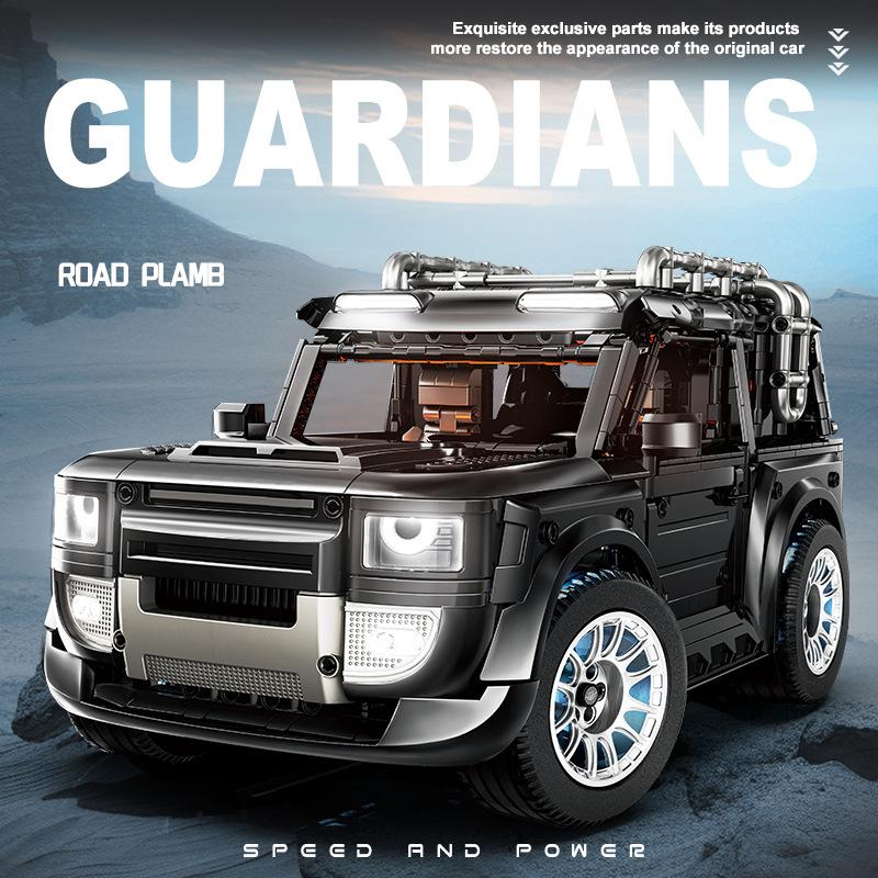 Технические блоки для строительства внедорожников Модель городского внедорожника Кирпичи для сборки игрушек для детей Рождественский подарочный набор