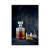 Wall Art Wine Glass Canvas Painting Whisky Bottle Cigar Poster Living Room Kitchen Home Decoration Mural Fashion Bar Restaurant No Frame
