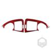 Для Mercedes-Benz C Class W203 2005-2007 приборная панель с обеих сторон, вентиляционные отверстия для кондиционера, отделка из углеродного волокна