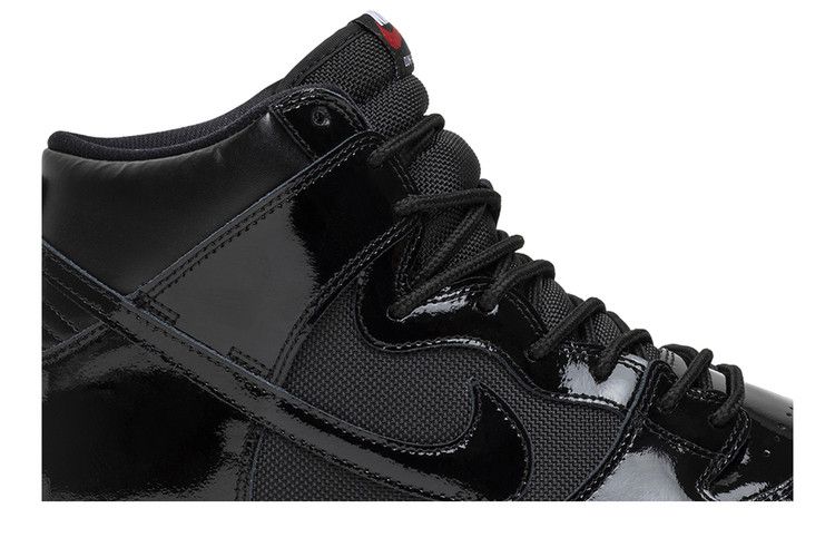 Мужские кроссовки Nike SB Dunk High Bred Черный/Черный-Белый-Ярко-Красный