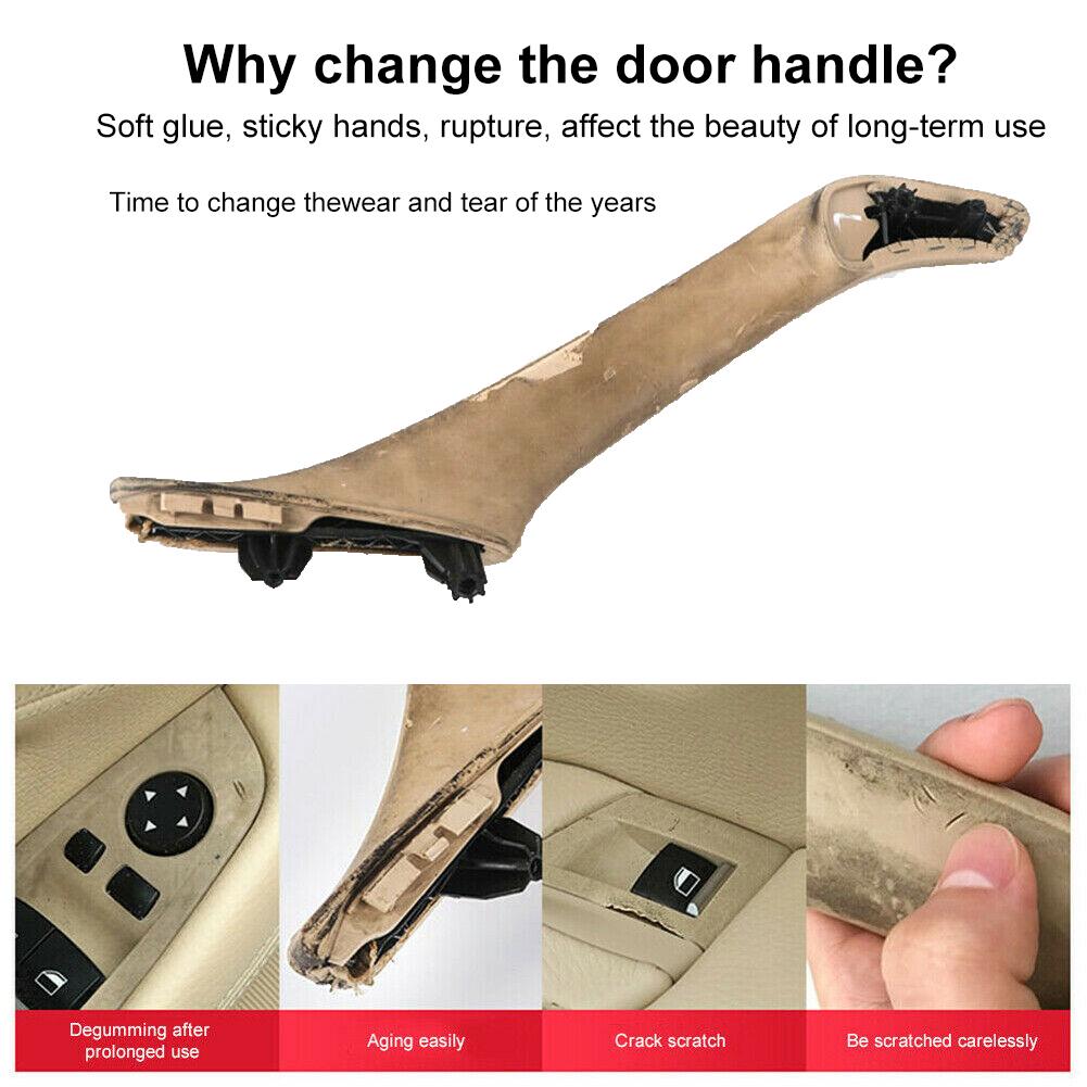 Внутренняя пластиковая дверная ручка автомобиля для BMW 3 серии E90/E91 323 325 328 330 335