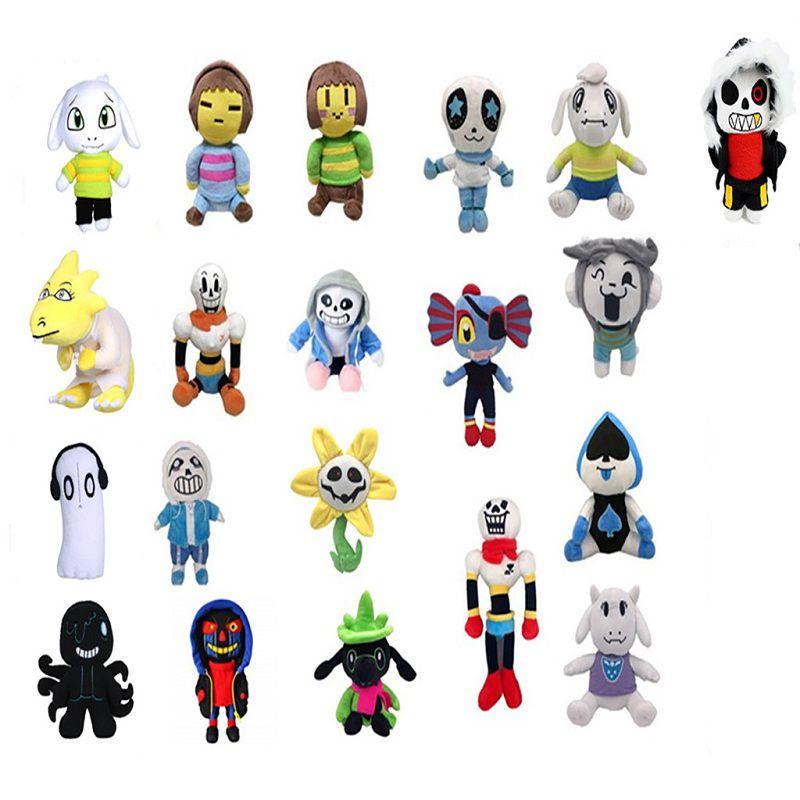 Очаровательная плюшевая кукла Undertale Санс Подсолнух Чара Азриэль Лансер Мягкая игрушка для детей
