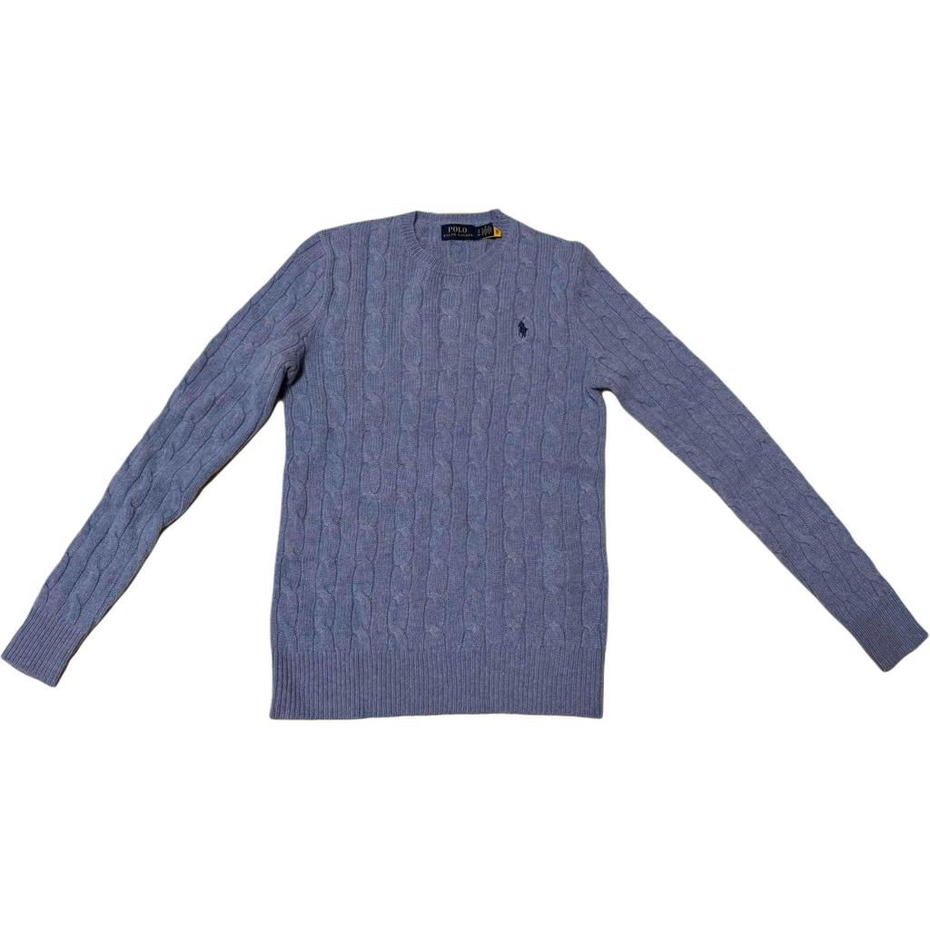 Свитер с круглым вырезом и длинным рукавом Polo Ralph Lauren из шерсти Classic Edition Женский свитер 211882916-506