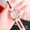 Watch Women's Belt Ribbon Fashion Trend Large Dial Women's Watch Casual Student Waterproof Calendar