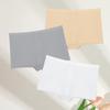 FINETOO 3pc Seamless Soft Boyshort Women's Panties Sexy Breathable Invisible Underwear Female Soild Comfortable Stretch Lingerie