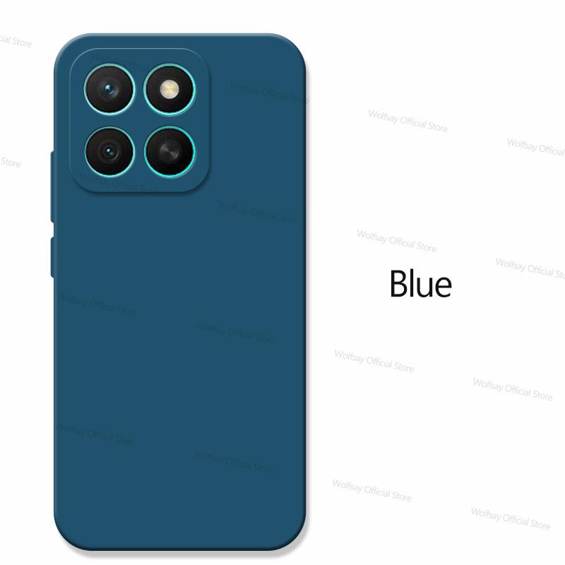 Чехол для Honor X8c Чехол-обложка для Honor X8c Funda Ударопрочный Жидкий силикон ТПУ Защитная Защита от царапин Задняя крышка телефона Для Honor X8c