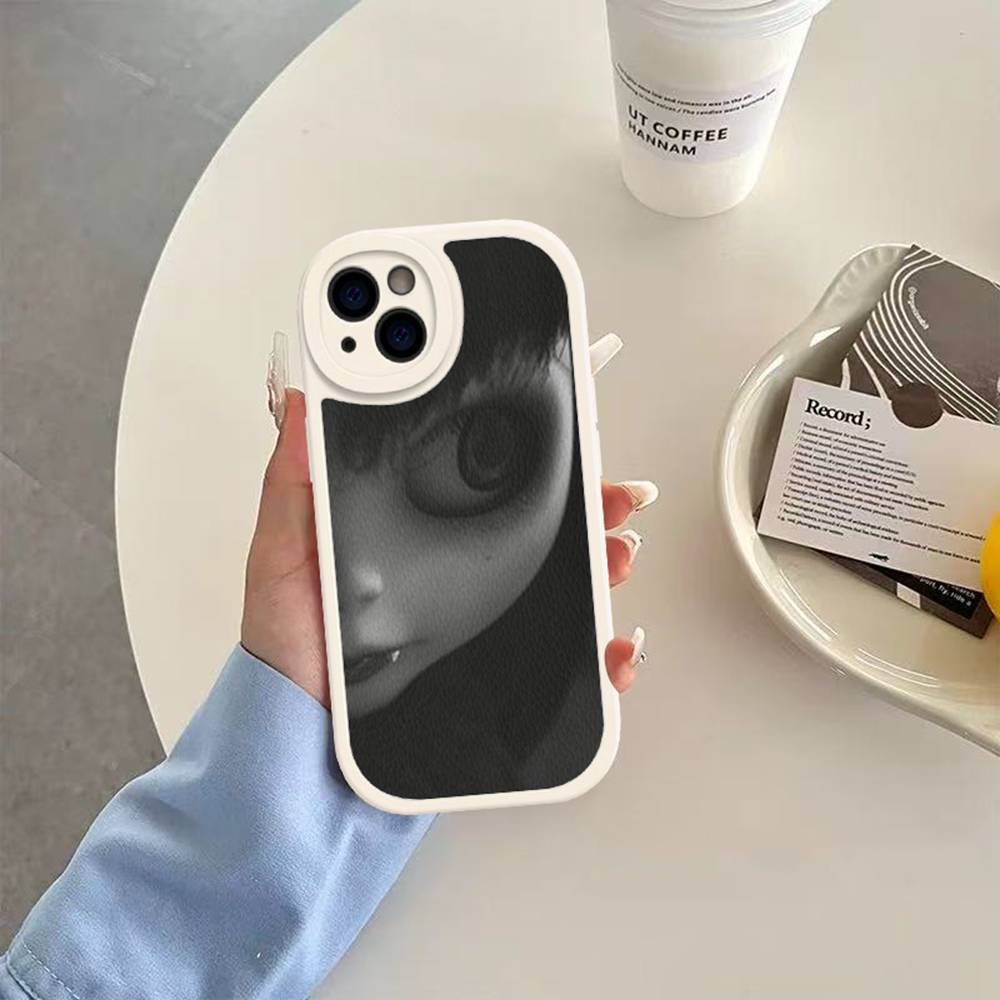 Темная милая кукла Девочка Кожаный чехол для телефона Для IPhone 16 16e 15 14 13 12 11 Pro Max Plus Mini Чехол