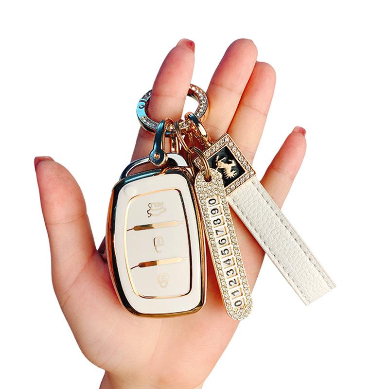 Унисекс чехол для ключей для Hyundai ix35, Elantra, Tucson, Mistra и Sonata