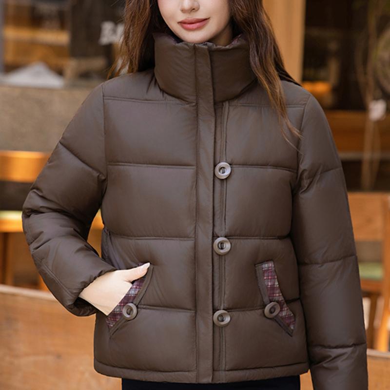 Модные женские зимние пальто больших размеров Элегантные свободные теплые короткие парки Женская куртка