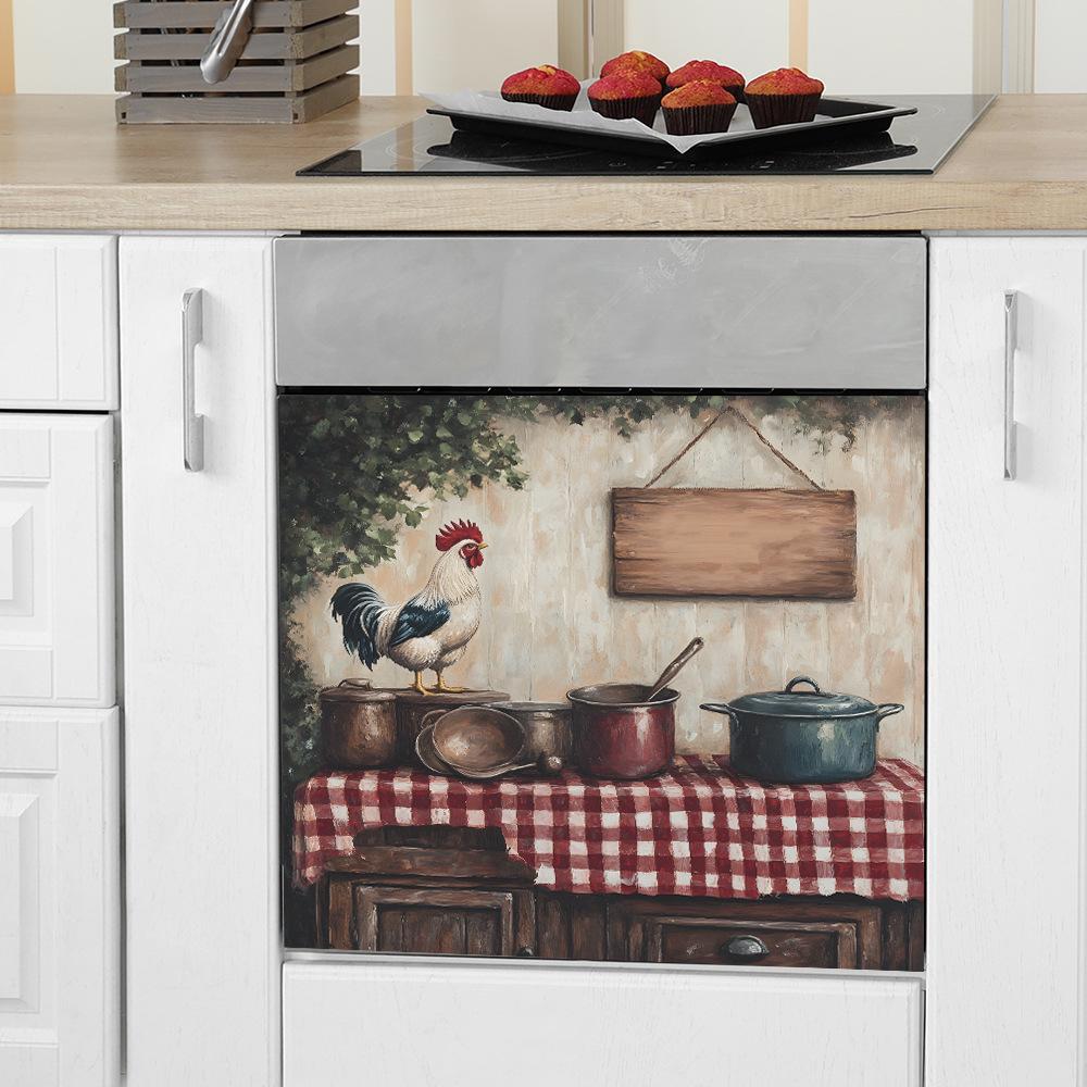 Деревенский петух кухня столовая шкаф домашний фон украшение декоративные наклейки