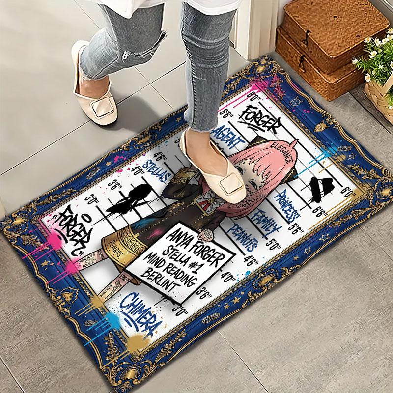 Spy Family Carpet Rug For Living Room Bedroom Home Sofa Decoration Kids Play Nonslip Floor Mat