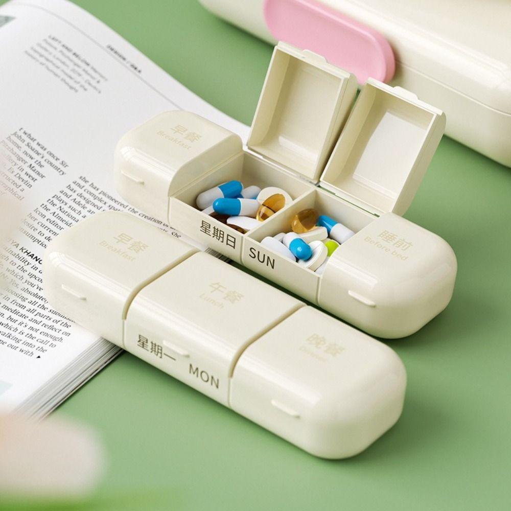 Пластиковая таблетка еженедельный органайзер для лекарств держатель модный органайзер для таблеток чехол для путешествий на открытом воздухе